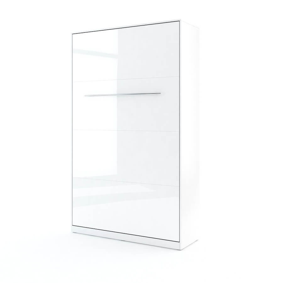 Schrankbett C02, Wandklappbett Vertikal, Schlaffläche 120x200cm, Farbe wählbar