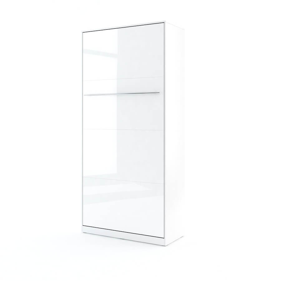 Schrankbett C03, Vertikal, Schlaffläche 90x200cm, Farbe wählbar