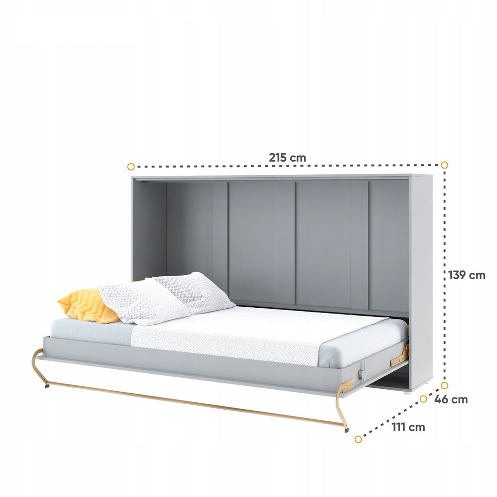 Schrankbett C05, Horizontal, Schlaffläche 120x200cm, Farbe wählbar
