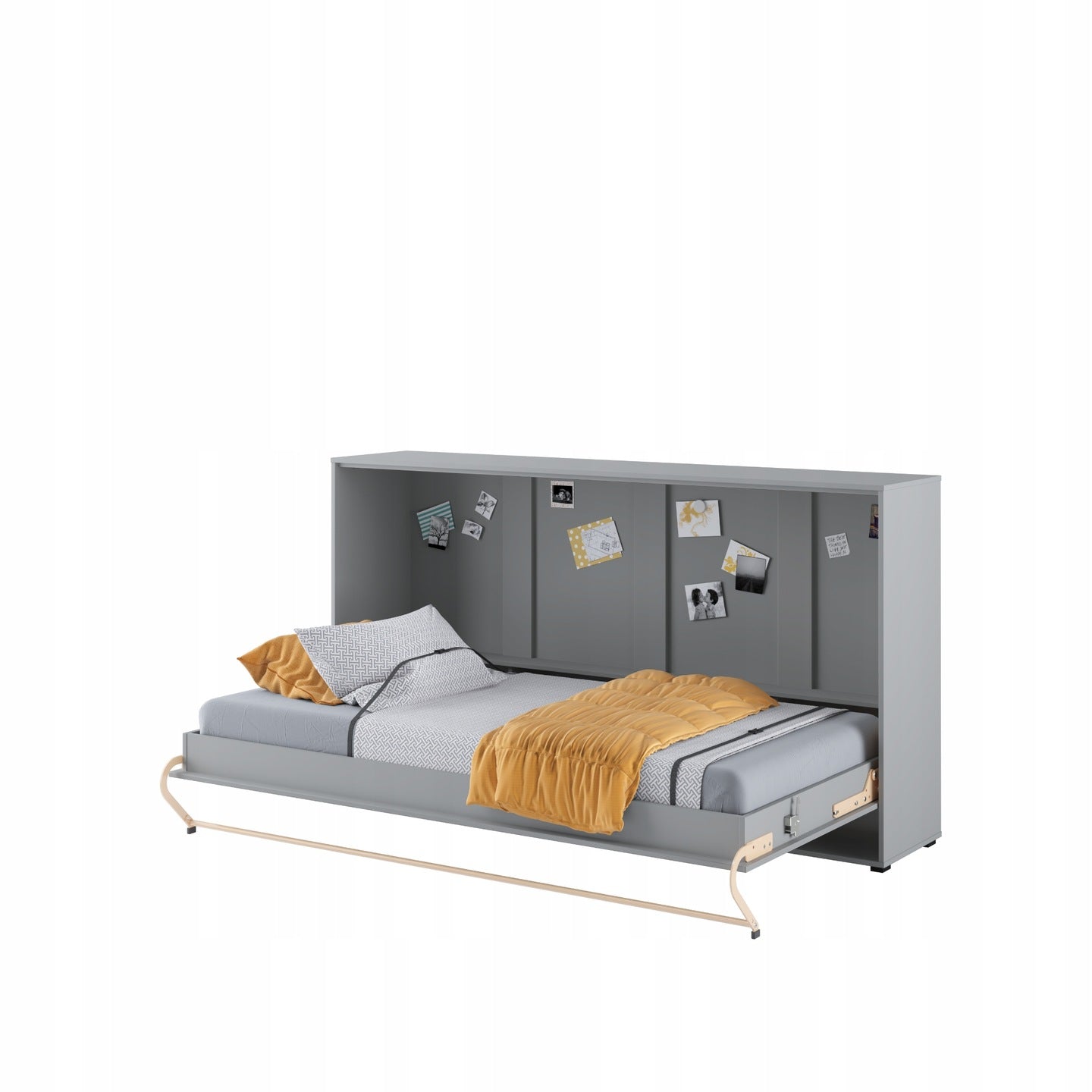 Schrankbett C06, Horizontal, Schlaffläche 90x200cm, Farbe wählbar