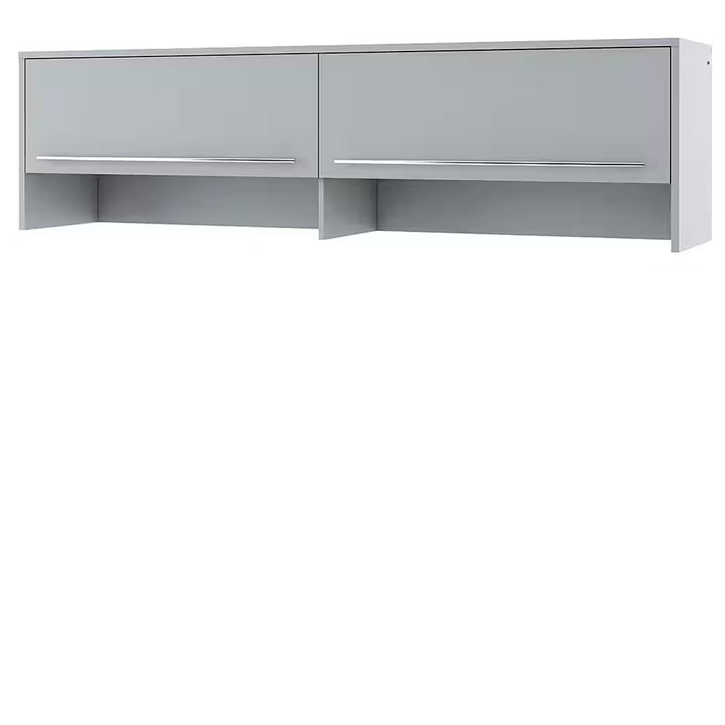 Schrankbett, C049 mit Aufsatzschrank, Schlaffläche 140x200cm, Farbe wählbar