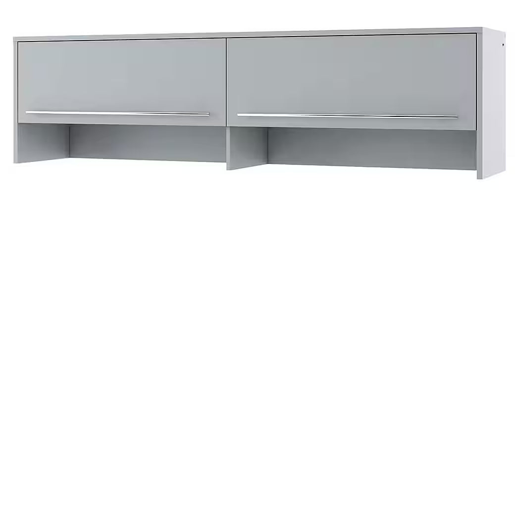 Schrankbett, C049 mit Aufsatzschrank, Schlaffläche 140x200cm, Farbe wählbar