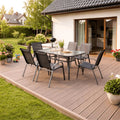 Gartenmöbel-Set EL-LIBER, Farbe  Schwarz