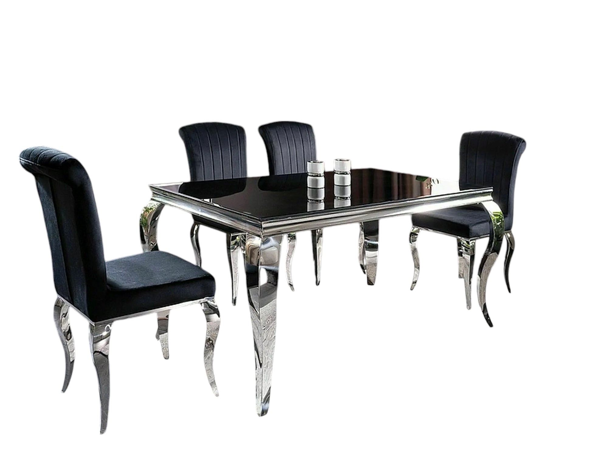 Essgruppe A73, Esstisch mit 4 Stühlen. Stuhle Farbe wählbar