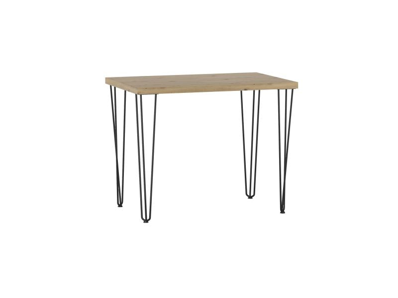 Esstisch ST-B+III-101 , 101x67x76 cm , Farbe Eiche Artisan/Schwarz