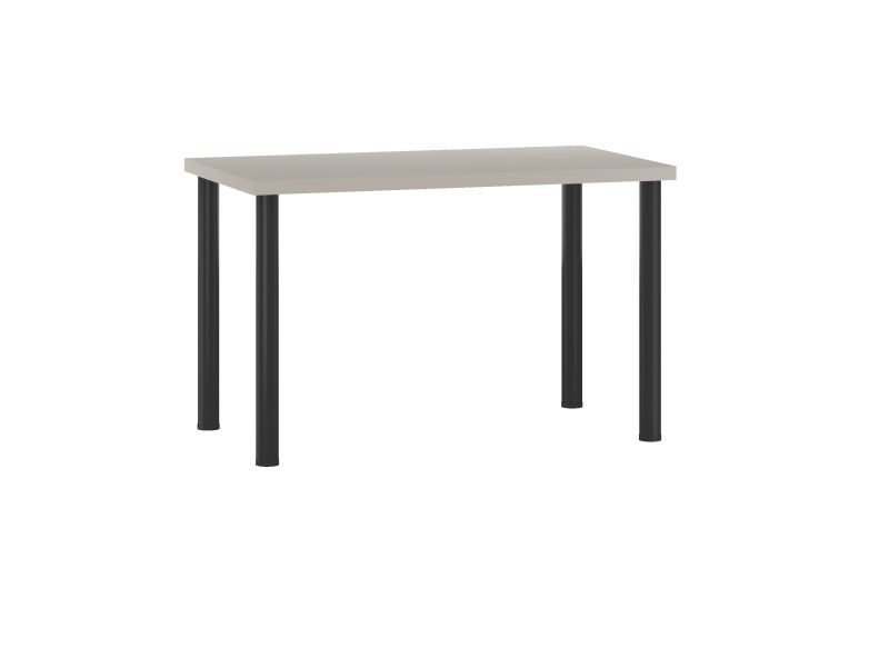 Esstisch ST(B)-FX/I-120 , 120x68x76 cm , Farbe Kaschmir/Schwarz