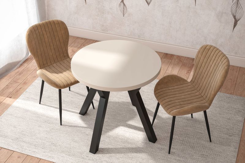 Essgruppe A101, Esszimmer Set , Esstisch mit 2 Stühlen.  Farbe wählbar