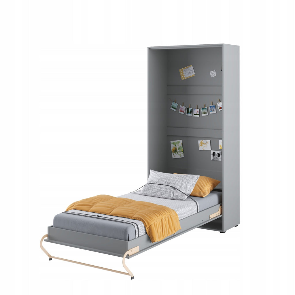 Schrankbett C03, Vertikal, Schlaffläche 90x200cm, Farbe wählbar