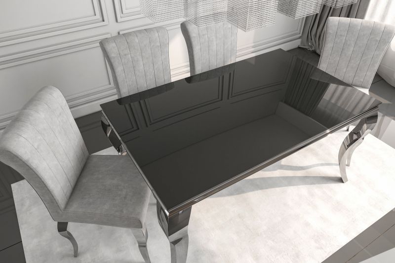 Essgruppe A73, Esstisch mit 4 Stühlen. Stuhle Farbe wählbar