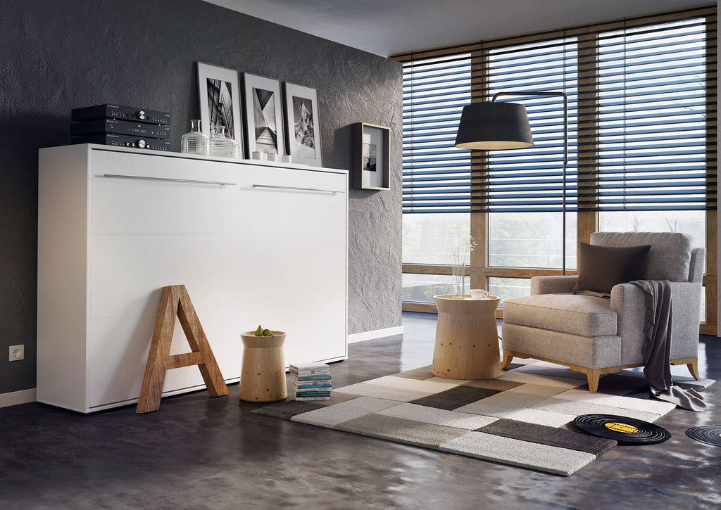 Schrankbett C05, Horizontal, Schlaffläche 120x200cm, Farbe wählbar