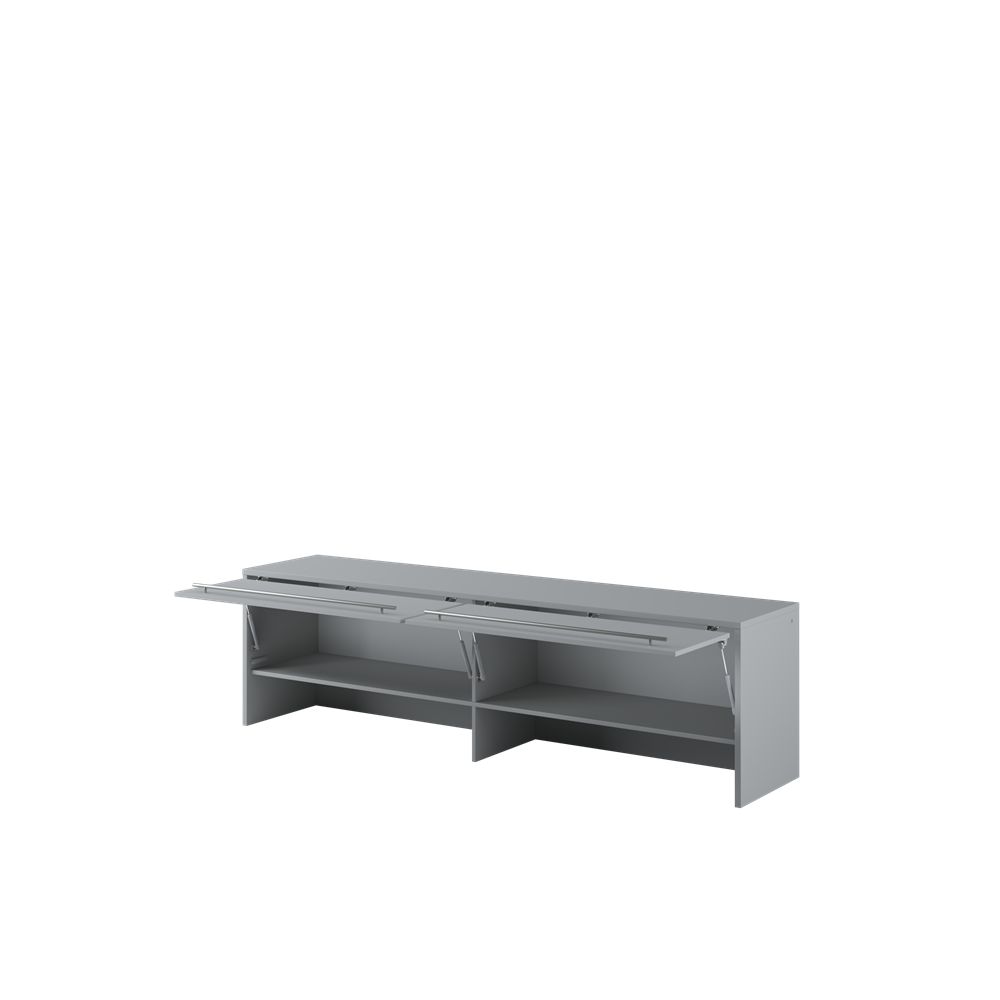 Schrankbett, C049 mit Aufsatzschrank, Schlaffläche 140x200cm, Farbe wählbar