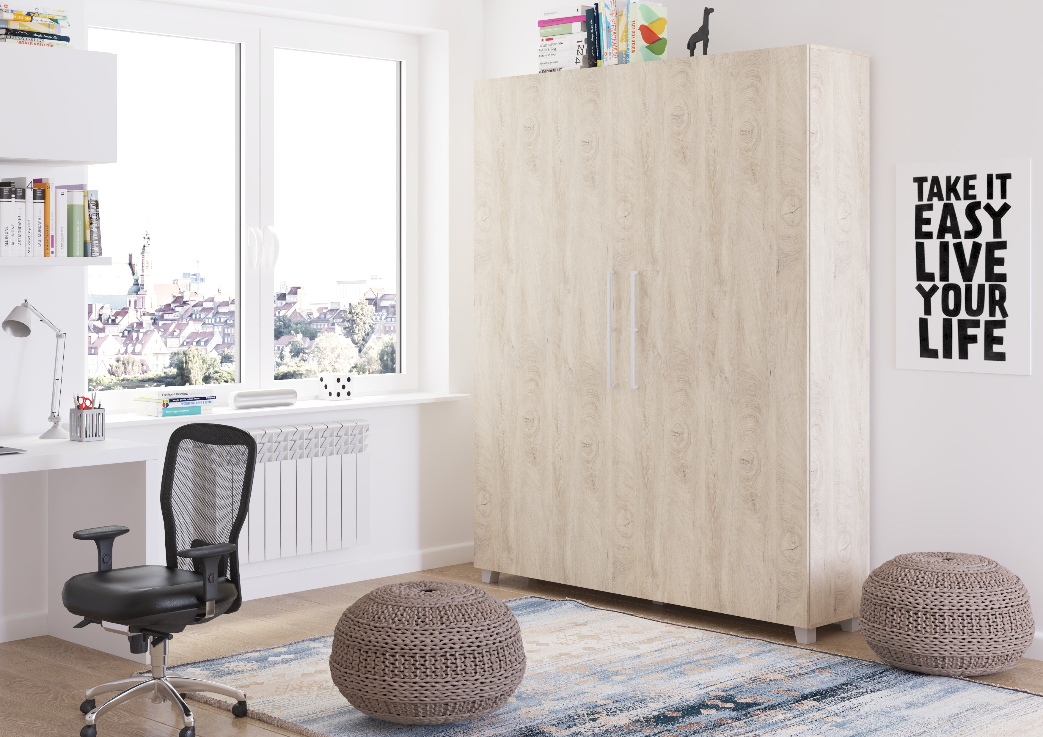 Schrankbett TED160 , Schlaffläche 160x200 cm , Farbe wählbar