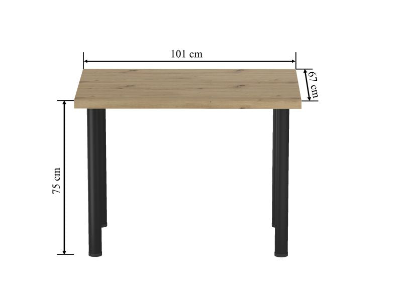 Esstisch ST-B+I , 101x67x75 cm , Farbe wählbar