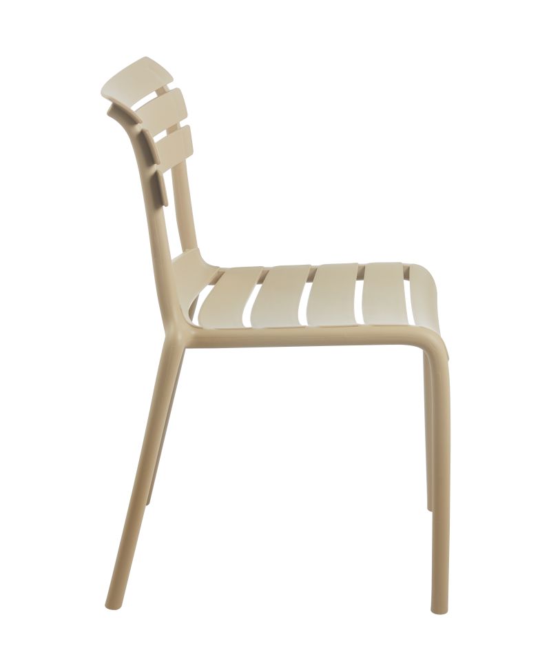 Moderner Gartenstuhl / Terrassenstuhl K32 – Beige oder Grau