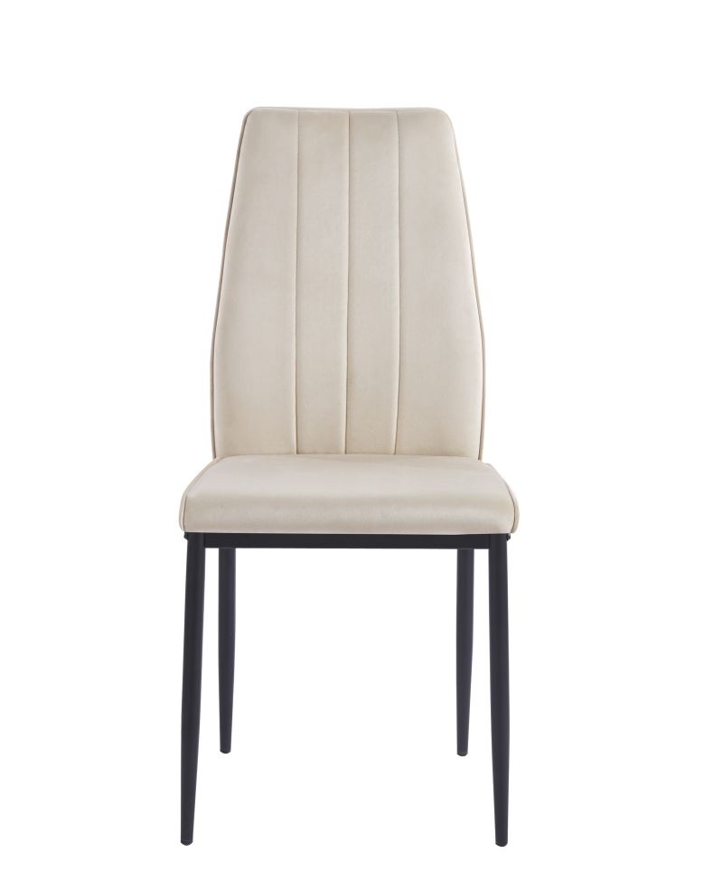 Modern gepolsterter Samtstuhl K12 – Eleganz und Komfort, verschiedene Farben