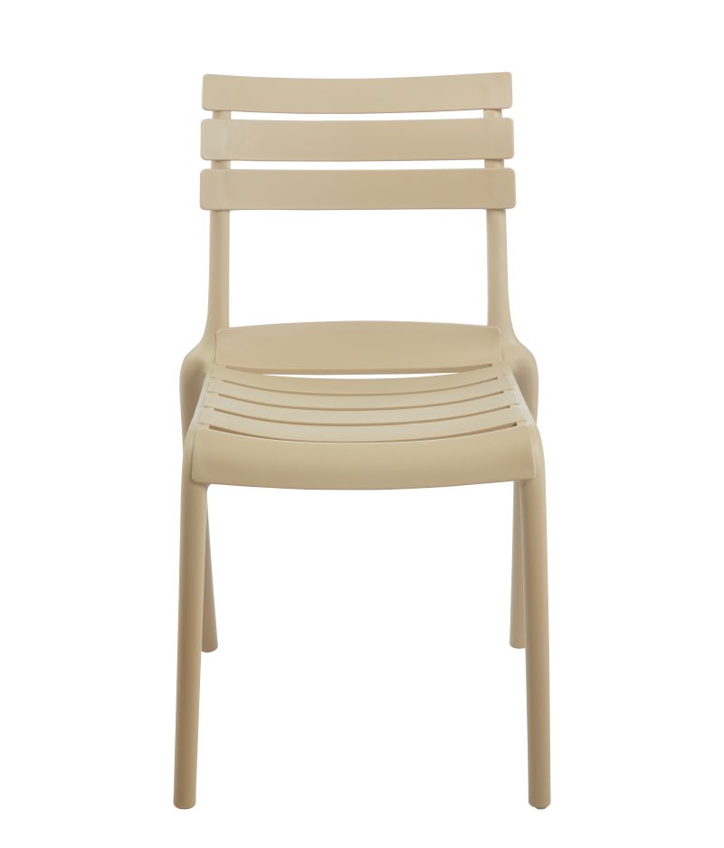 Moderner Gartenstuhl / Terrassenstuhl K32 – Beige oder Grau