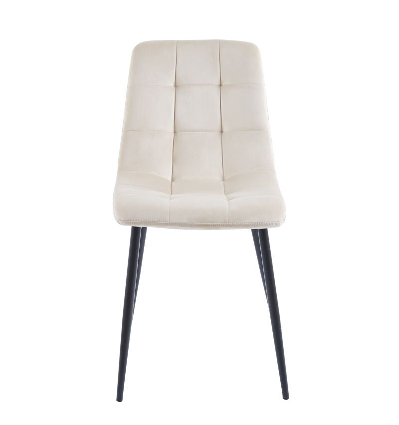 Moderner Esszimmerstuhl / Polsterstuhl K11-FX –  Samtoptik, Farbe wählbar