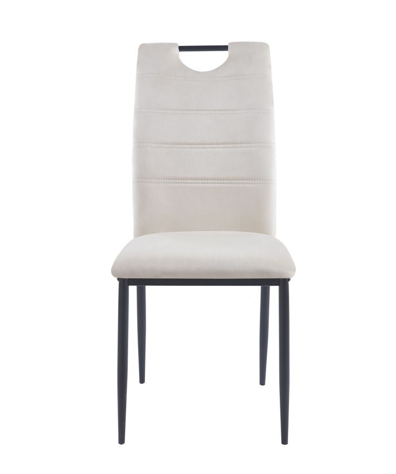 Modern gepolsterter Stuhl K13–  Metallgestell, verschiedene Farben