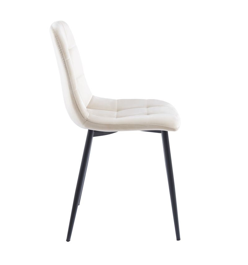 Moderner Esszimmerstuhl / Polsterstuhl K11-FX –  Samtoptik, Farbe wählbar