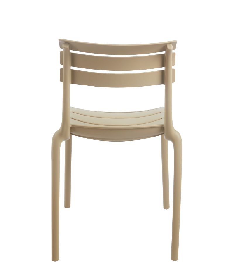 Moderner Gartenstuhl / Terrassenstuhl K32 – Beige oder Grau