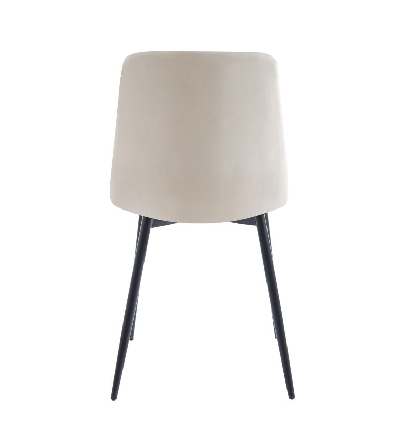 Moderner Esszimmerstuhl / Polsterstuhl K11-FX –  Samtoptik, Farbe wählbar