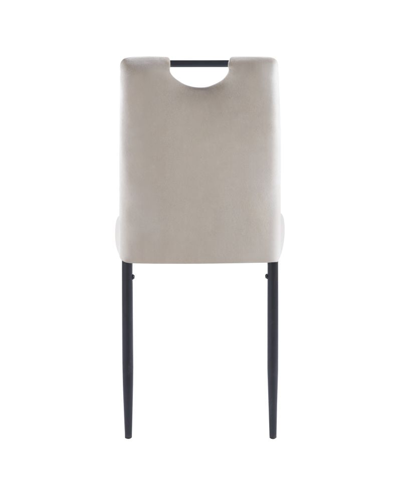Modern gepolsterter Stuhl K13–  Metallgestell, verschiedene Farben