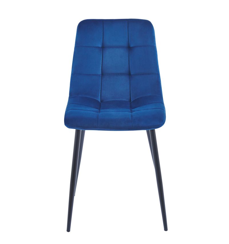 Moderner Esszimmerstuhl / Polsterstuhl K11-FX –  Samtoptik, Farbe wählbar