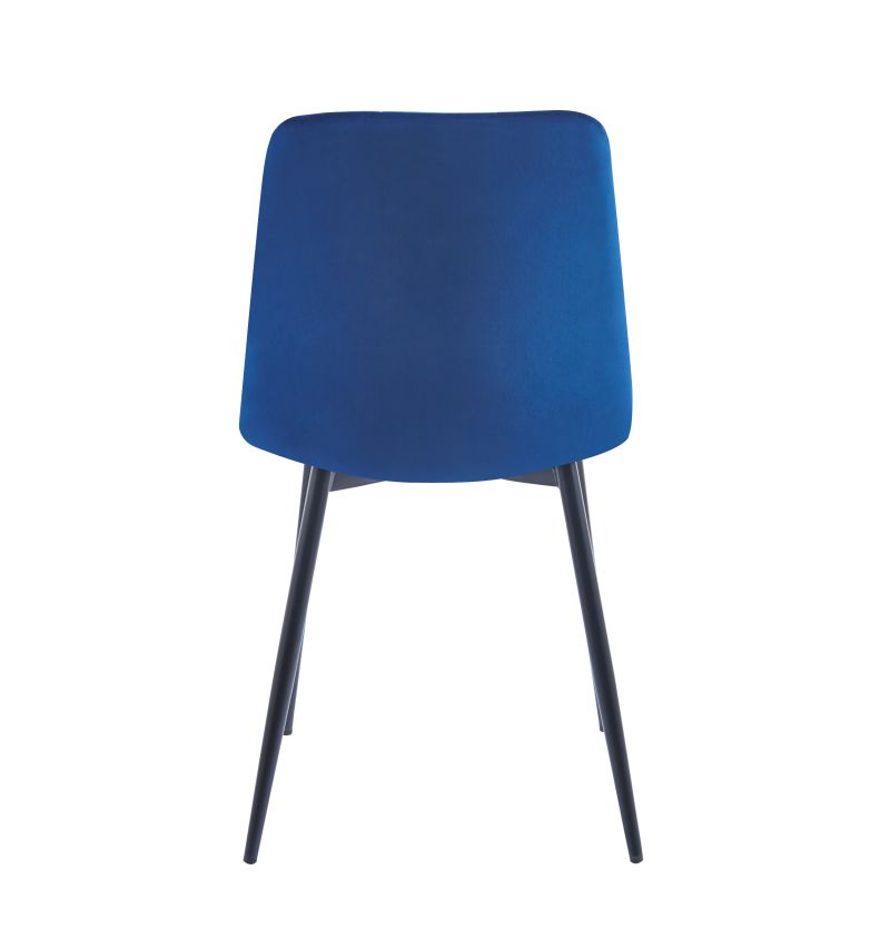 Moderner Esszimmerstuhl / Polsterstuhl K11-FX –  Samtoptik, Farbe wählbar