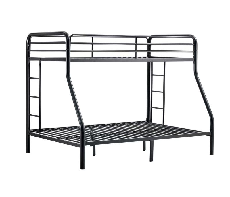 Hoch/Metallbett LM7, 90/140x200cm , Farbe Schwarz