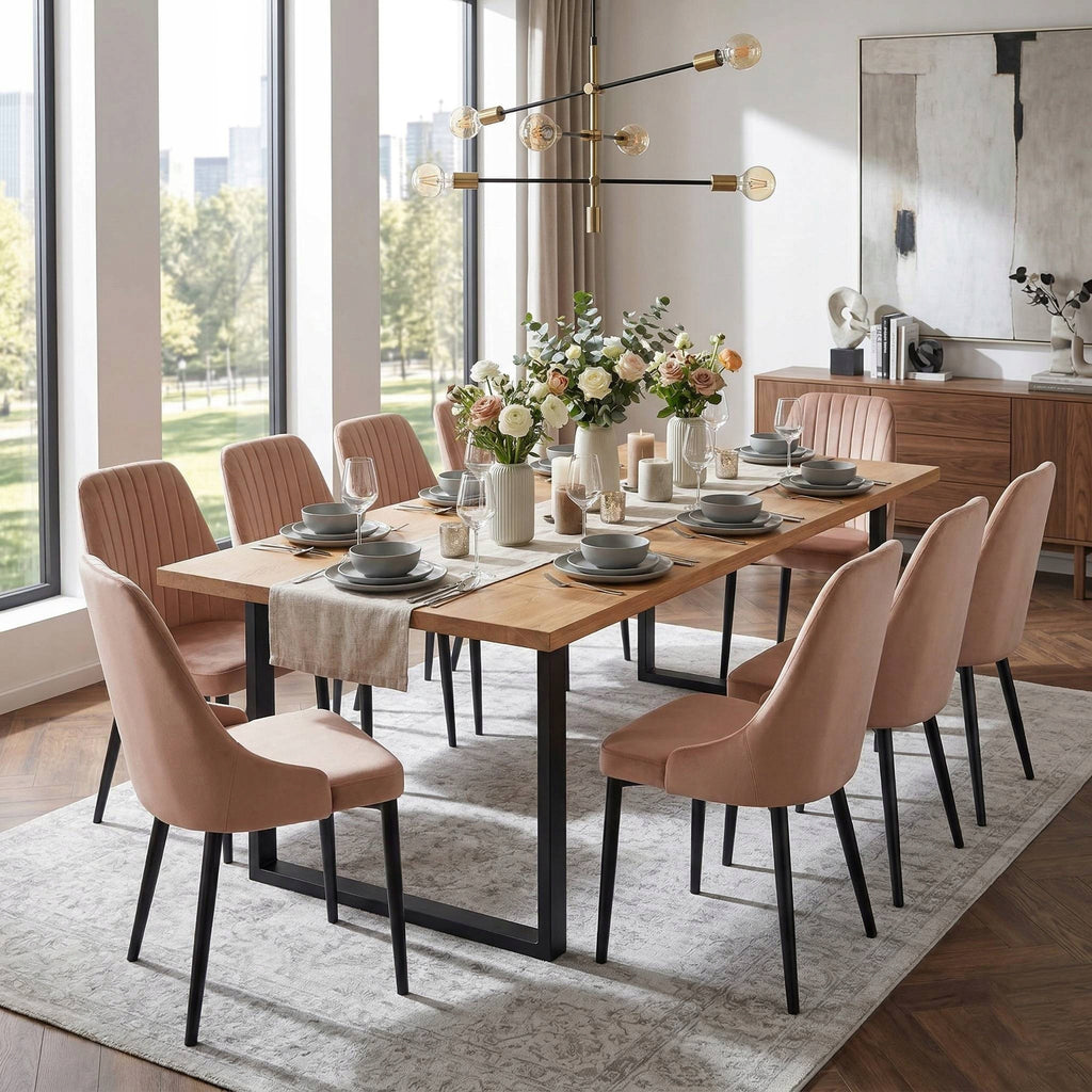 Eleganter, samtbezogener Sessel K44– mit schwarzen Beinen, verschiedene Farben