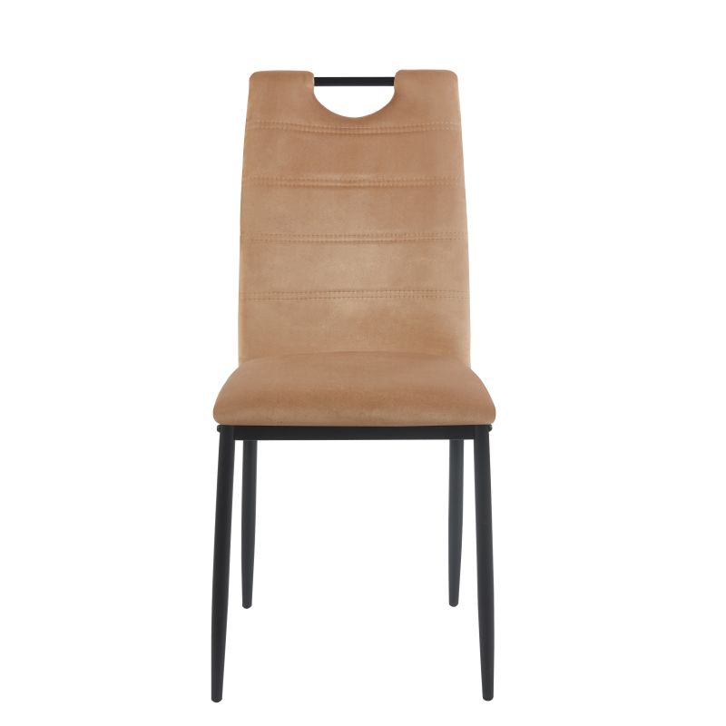 Modern gepolsterter Stuhl K13–  Metallgestell, verschiedene Farben