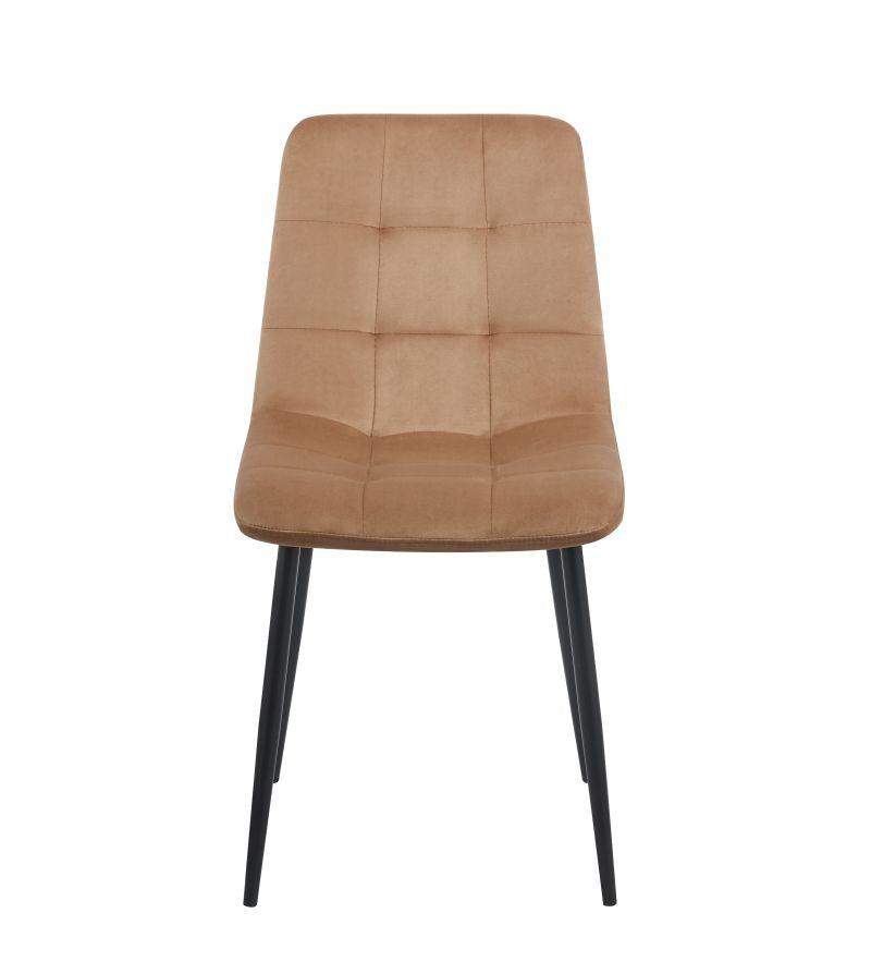 Moderner Esszimmerstuhl / Polsterstuhl K11-FX –  Samtoptik, Farbe wählbar