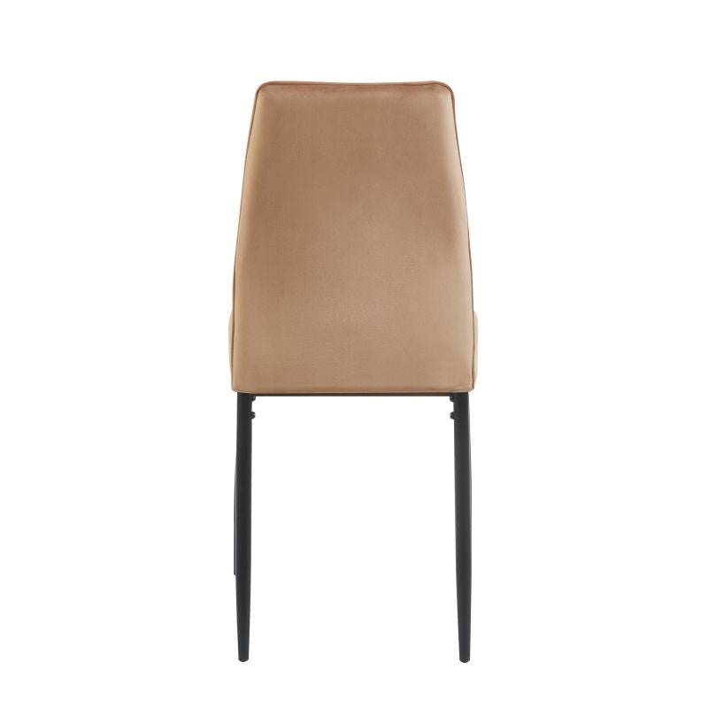 Modern gepolsterter Samtstuhl K12 – Eleganz und Komfort, verschiedene Farben
