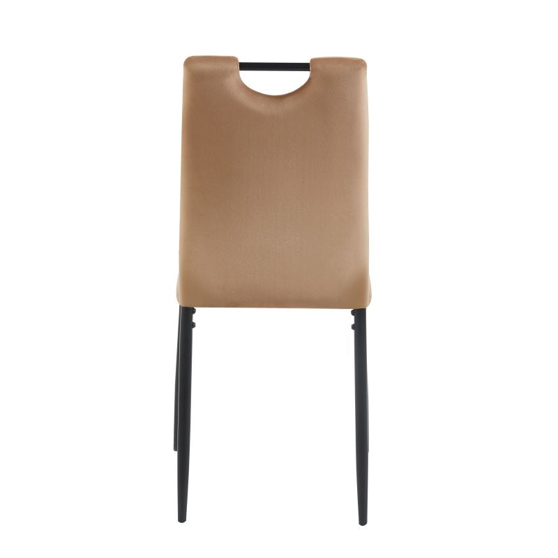 Modern gepolsterter Stuhl K13–  Metallgestell, verschiedene Farben