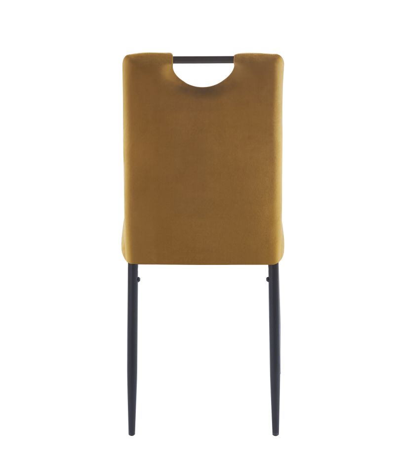 Modern gepolsterter Stuhl K13–  Metallgestell, verschiedene Farben