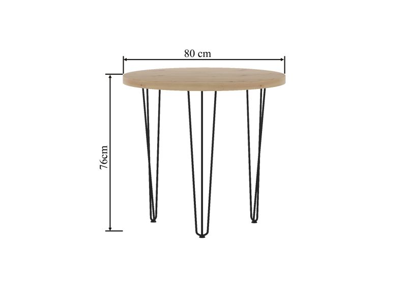 Esstisch ST-(B80)-FX/III , 80x80x76 cm , Farbe wählbar