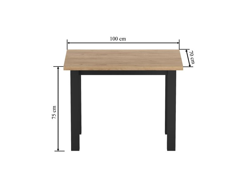 Essgruppe A28, Esszimmer Set , Esstisch mit 4 Stühlen- Farbe wählbar