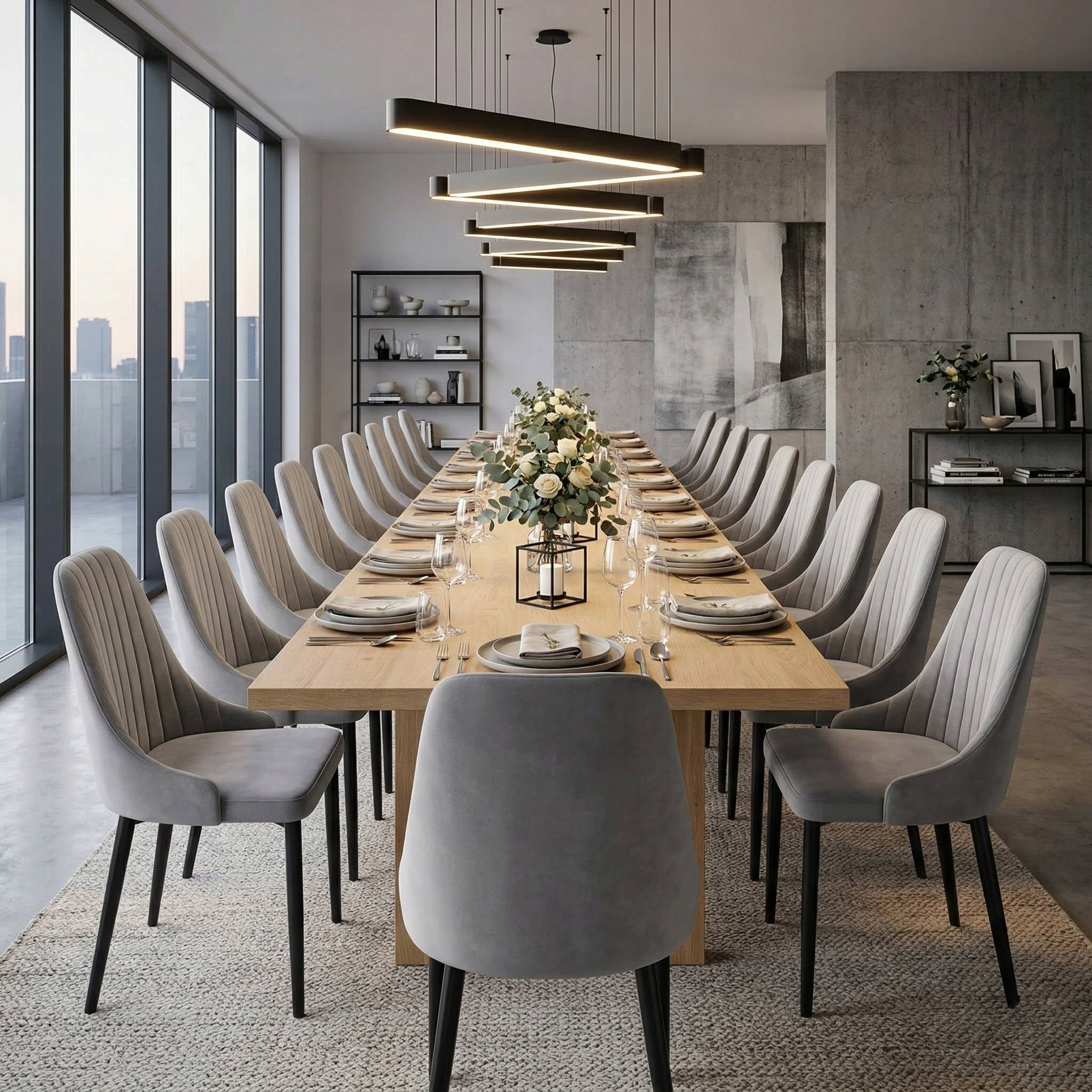 Eleganter, samtbezogener Sessel K44– mit schwarzen Beinen, verschiedene Farben