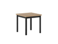 Esstisch ST25 , 80x80x77 cm , Farbe Goldene Craft/Schwarz