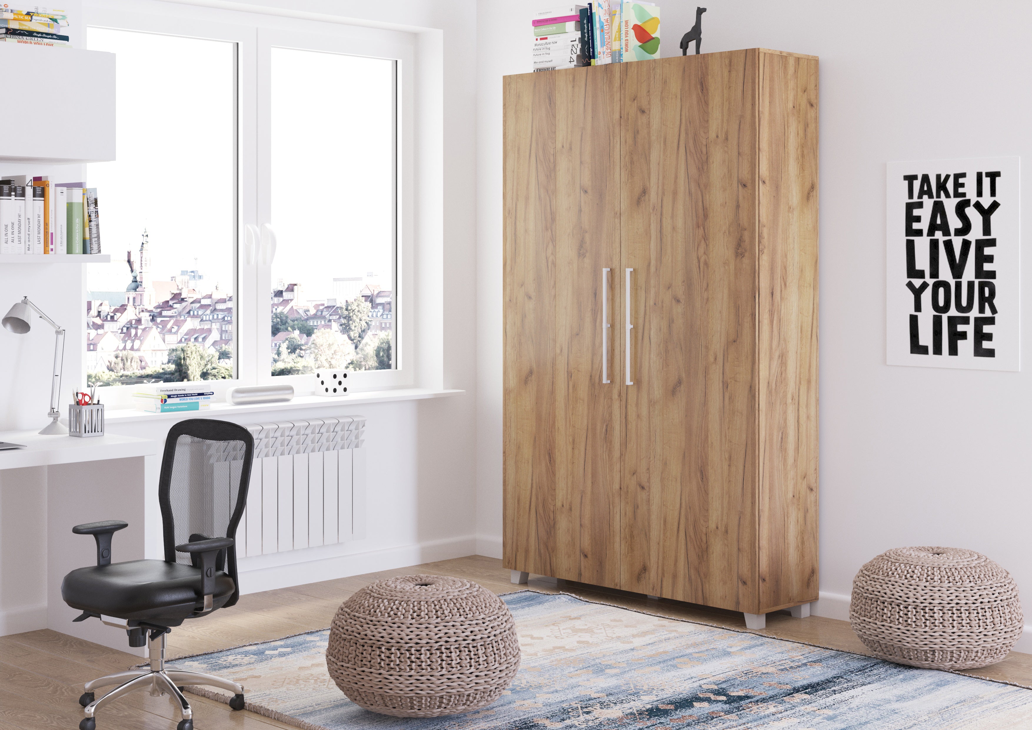 Schrankbett TED120 , Schlaffläche 120x200 cm , Farbe wählbar