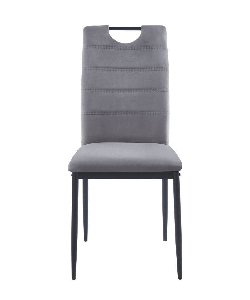 Modern gepolsterter Stuhl K13–  Metallgestell, verschiedene Farben