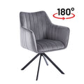 Moderner Drehstuhl K10-FX  in verschiedene Farben mit 180° Drehfunktion.
