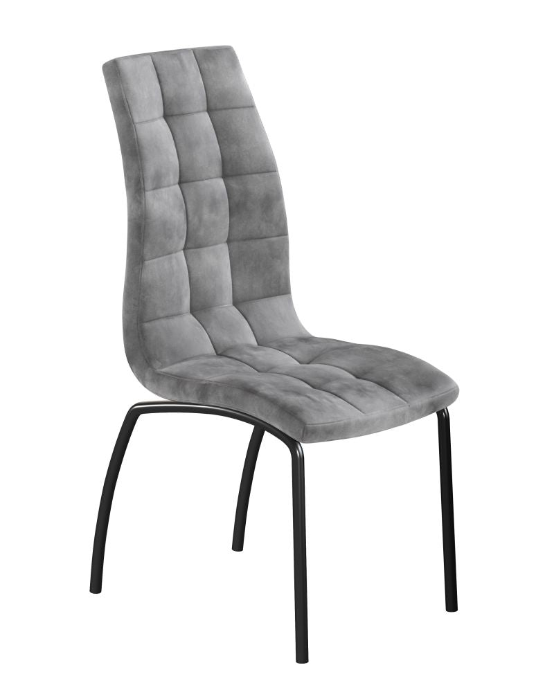 Samtgesteppter Sessel DC2-092V-B fürs Wohnzimmer, Farbe wählbar