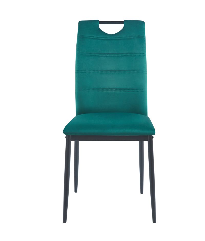Modern gepolsterter Stuhl K13–  Metallgestell, verschiedene Farben