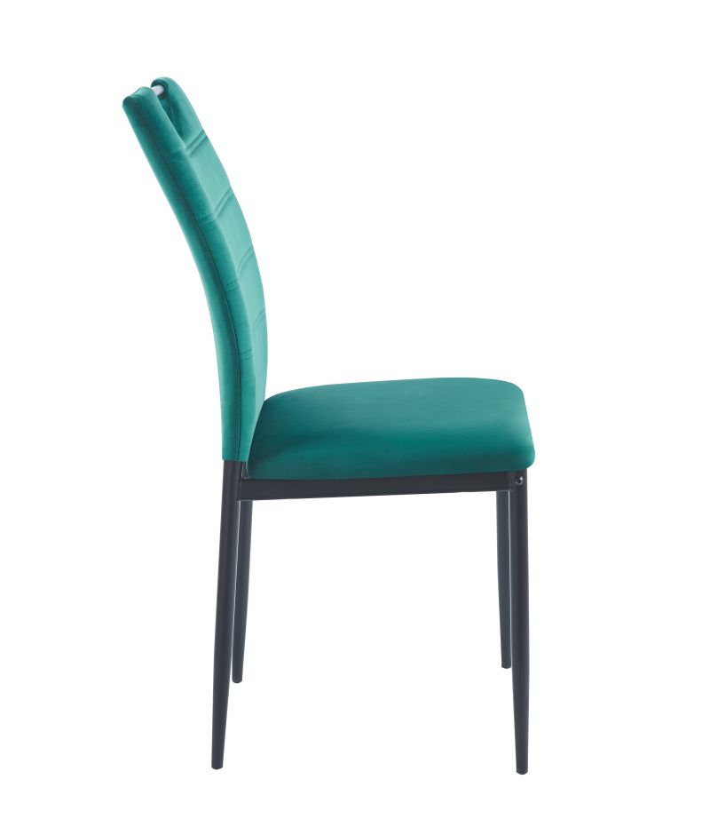 Modern gepolsterter Stuhl K13–  Metallgestell, verschiedene Farben