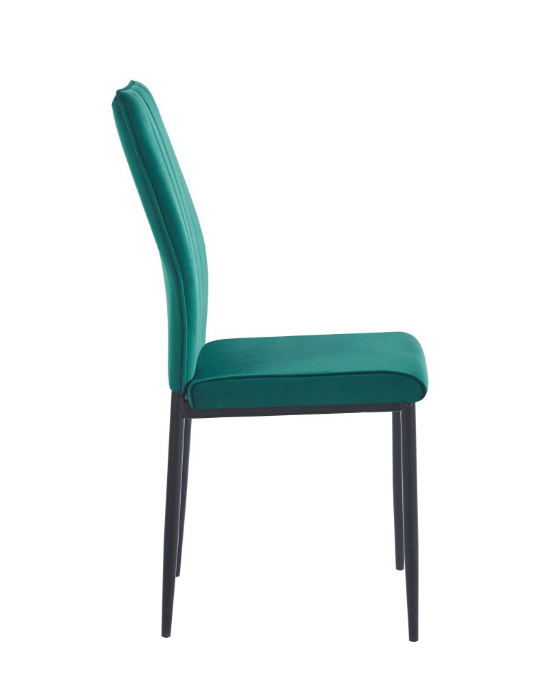 Modern gepolsterter Samtstuhl K12 – Eleganz und Komfort, verschiedene Farben