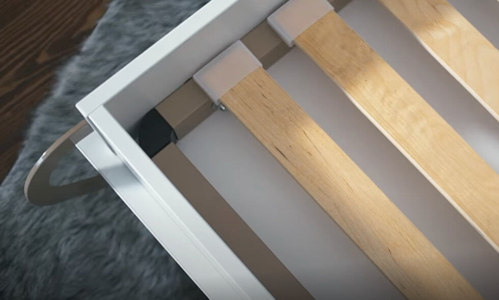 Schrankbett C01Z-H, Schlaffläche 140x200cm mit gepolstertem Rückenteil- Farbe wählbar