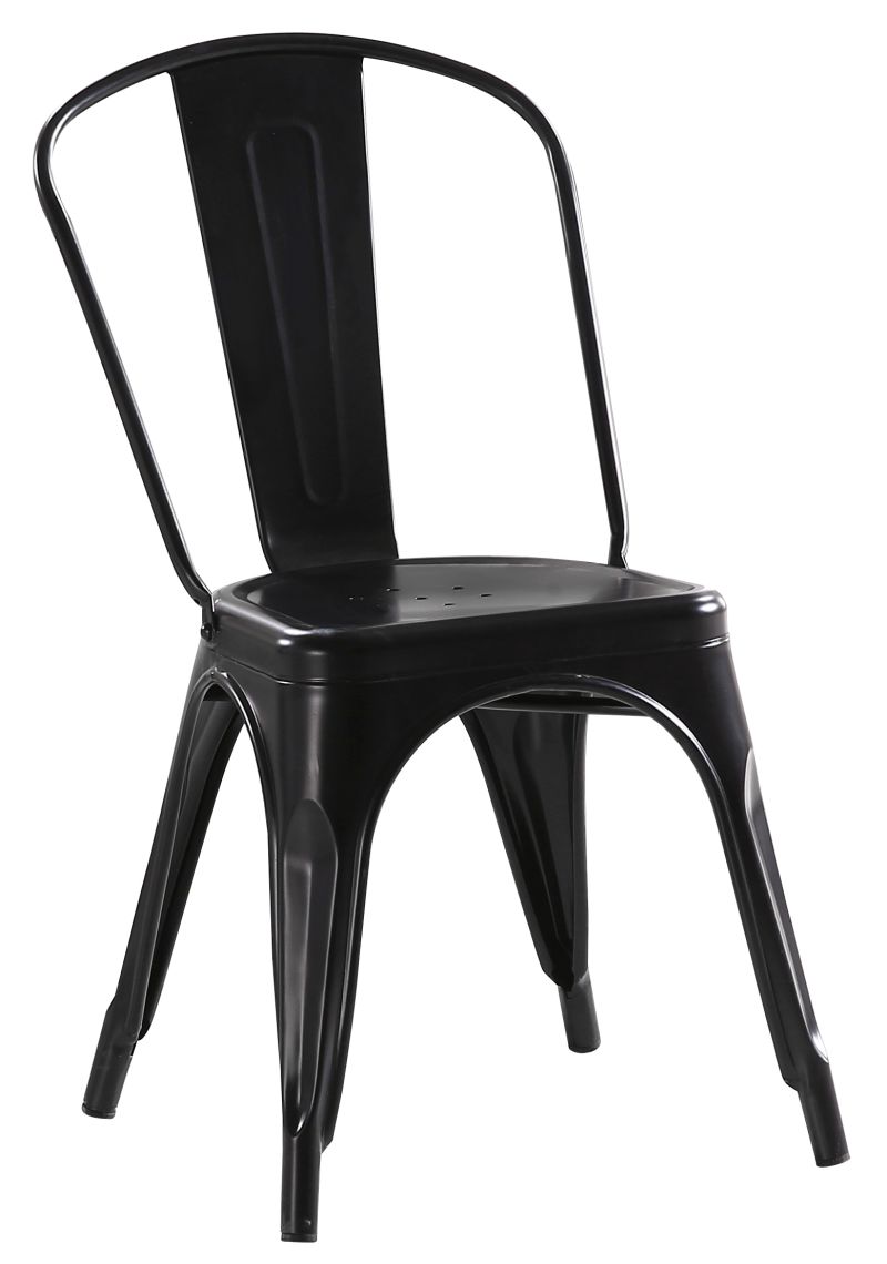 Stuhl, Esszimmerstuhl LOF , Farbe Schwarz