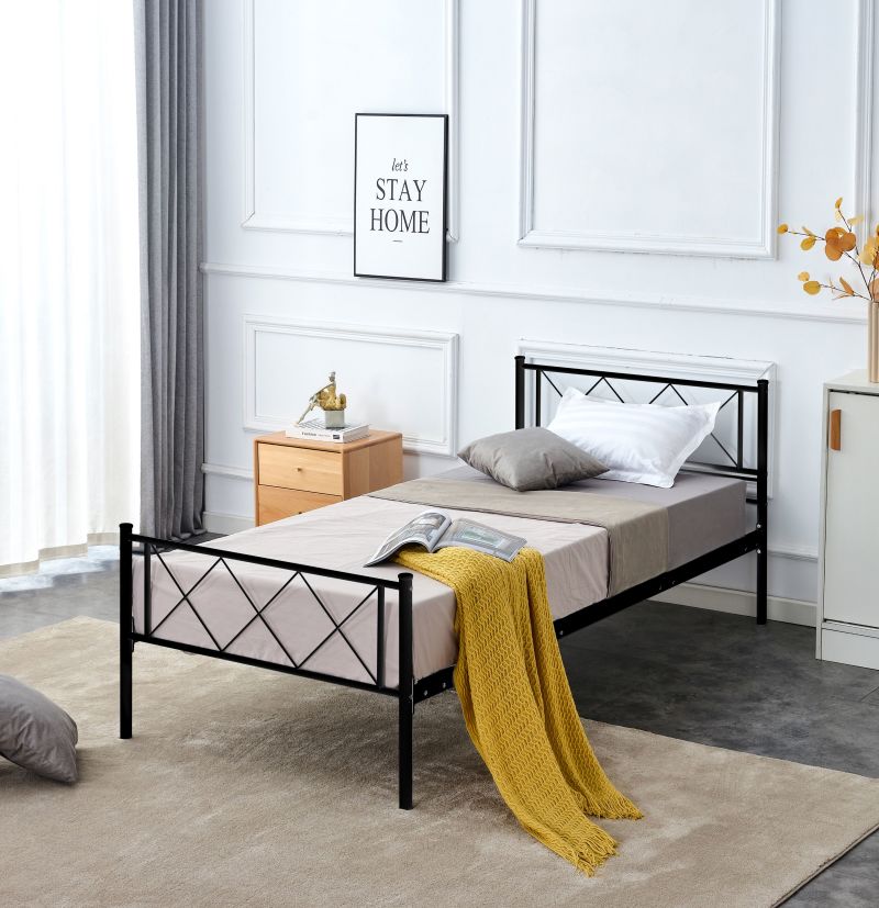Metallbett MBD9216 , Schlaffläche 90x200cm , Farbe wählbar