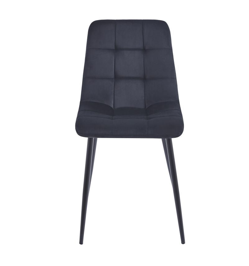 Moderner Esszimmerstuhl / Polsterstuhl K11-FX –  Samtoptik, Farbe wählbar